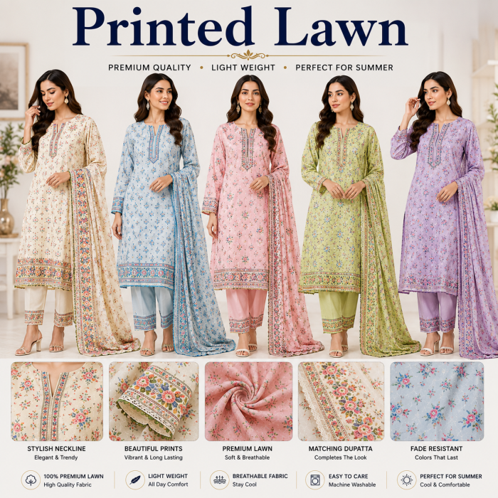 Printed Lawn