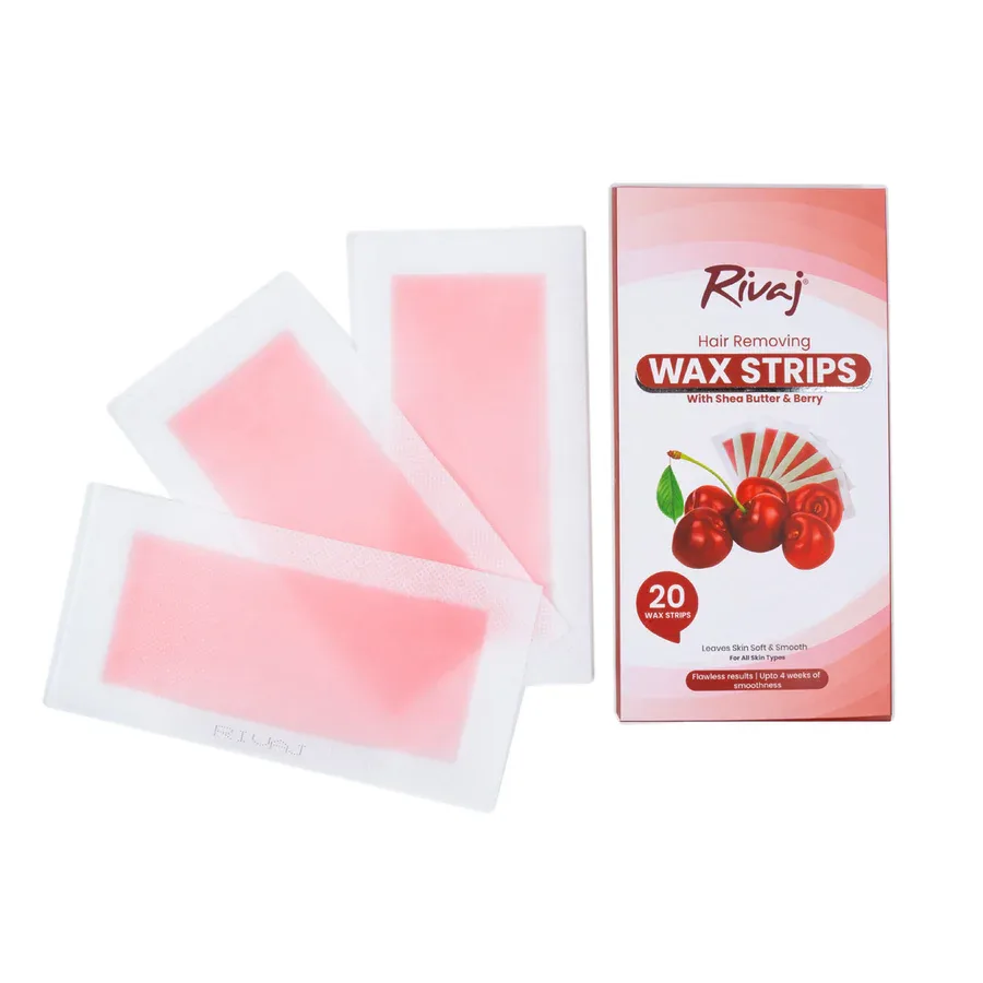 Hair Removing Wax Strips with Shea Butter & Berry