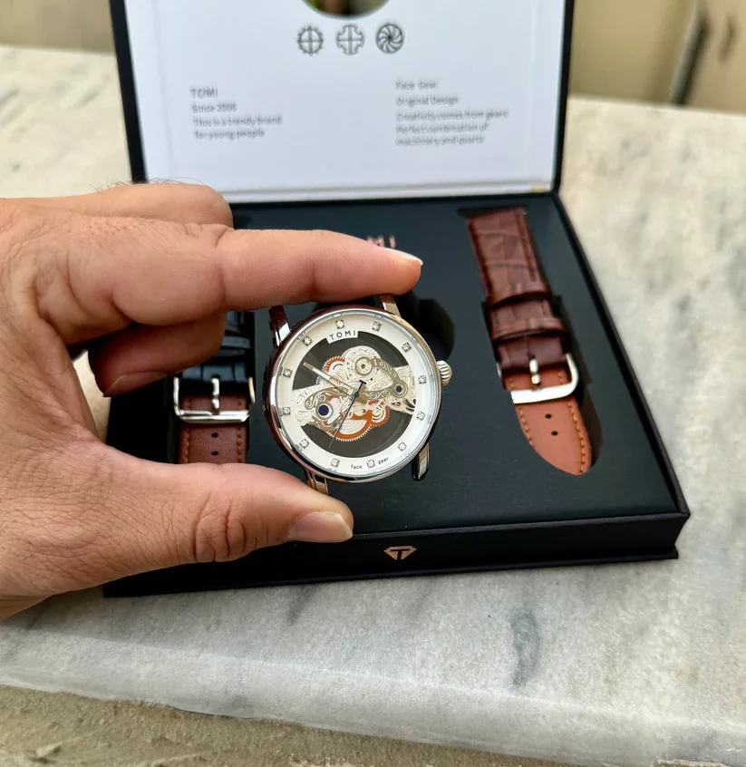 TOMI FaceGear Skeleton Edition Watch