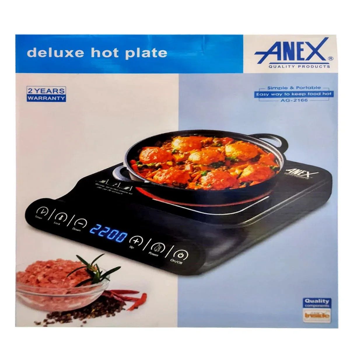 Anex Deluxe Hot Plate AG-2166