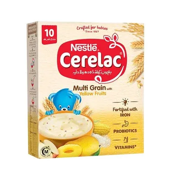 Cerelac Multi grain with yellow fruits 200gm