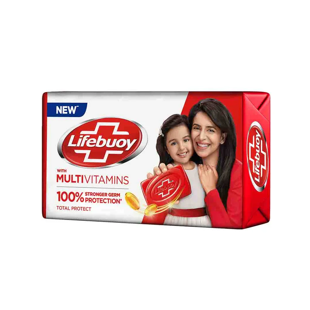 Lifebuoy 123gm soap (Total Protect, Mild Care, Herbal, Lemon Fresh)