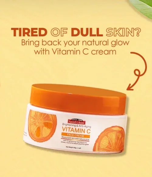 Buy Saeed Ghani Vitamin C Brightening & Anti-Aging Face Cream, 60gm