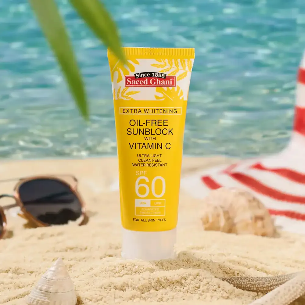 Saeed ghani oil free sunblock with vitamin c