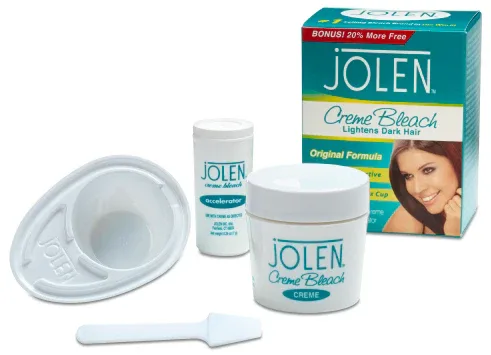 JOLEN CREME BLEACH lightens Dark Hair