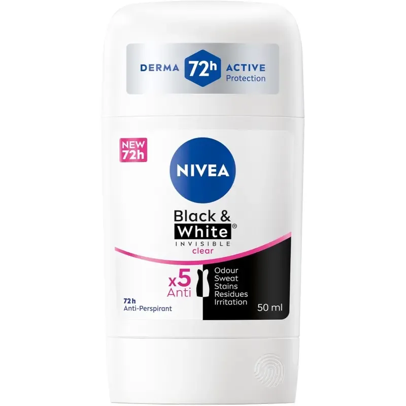 72h NIVEA MEN BLACK AND WHITE invisible clear