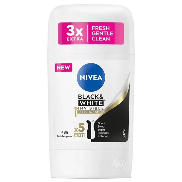 NIVEA BLACK AND WHITE INVISIBLE SILKY SMOOTH