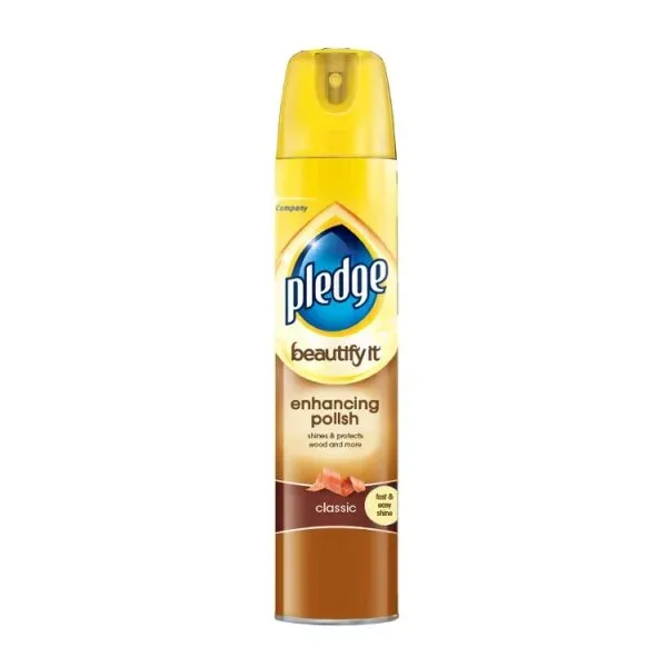 Pledge Aerosol Beautify It Wood Enhancing Polish Classic 250ml