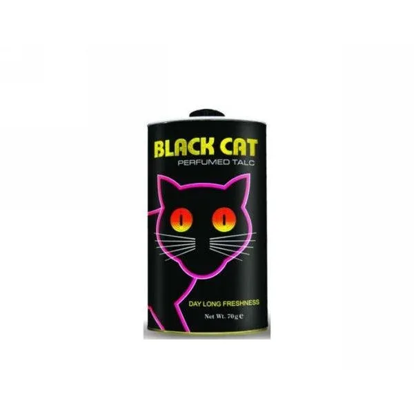 BLACK CAT VALENTINE PERFUMED TALCUM POWDER 70G