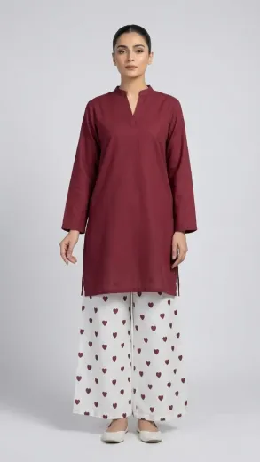 Ladies Printed Lawn 2 Pcs