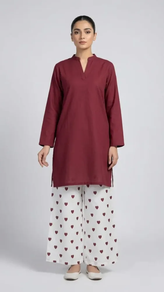 Ladies Printed Lawn 2 Pcs