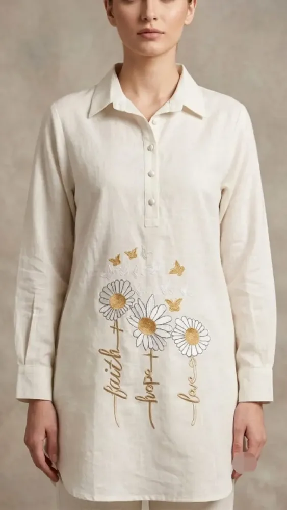 Lawn Embroidered Top