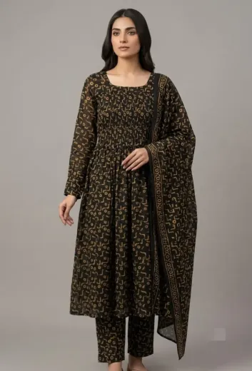 Ladies Printed Frock