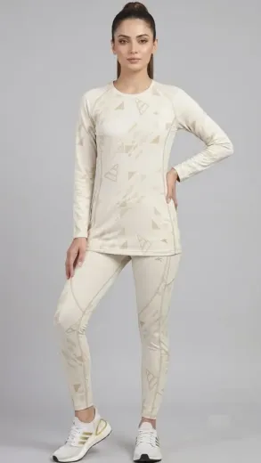 Ladies Half Sleeve Gym Suit