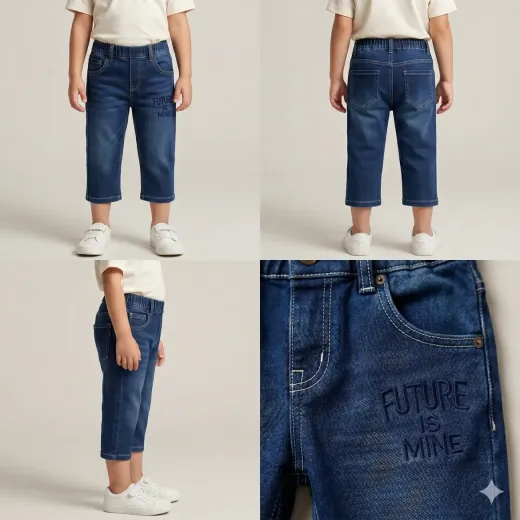 Future Is Mine Denim Shorts For Boy.