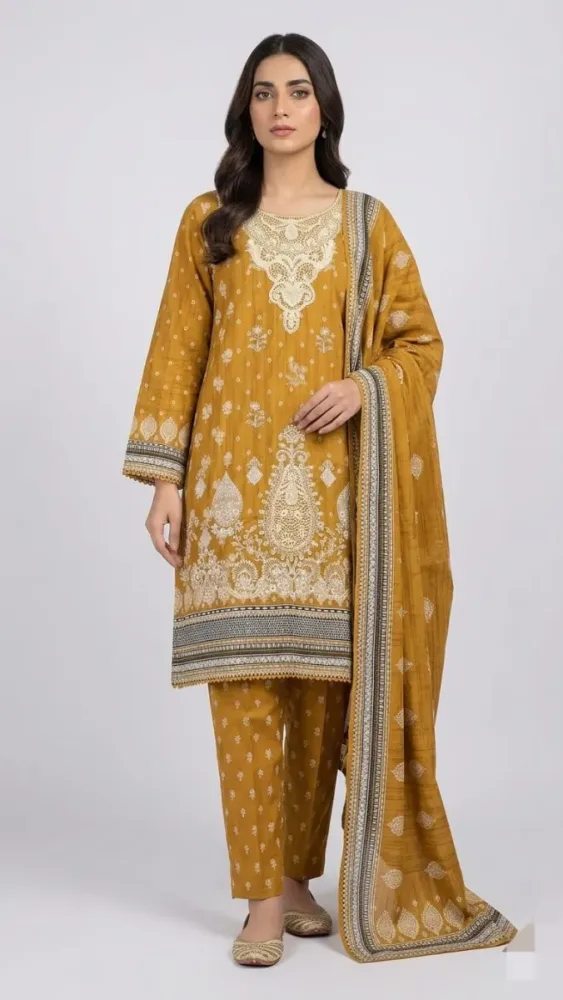 Printed Lawn 3 Pcs