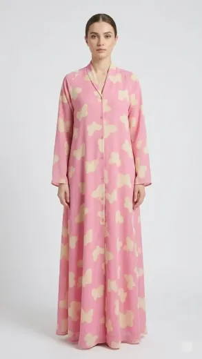 Printed Abaya
