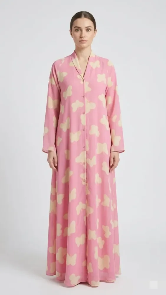 Printed Abaya