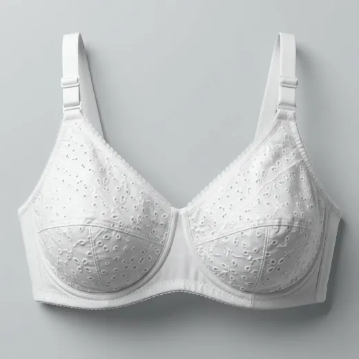 Branded Bra Flouish ladies cotton Bra DC45+46) white