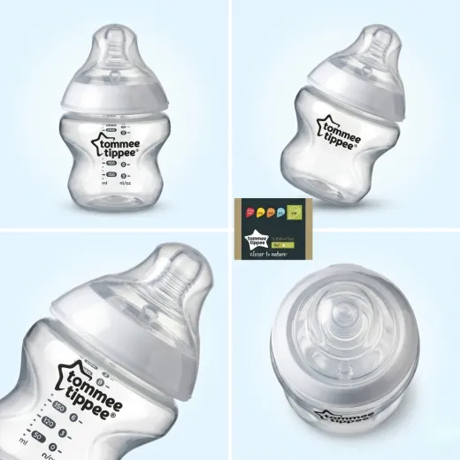Tommee Tippee Closer to Nature Baby Feeding Bottle – 150ml