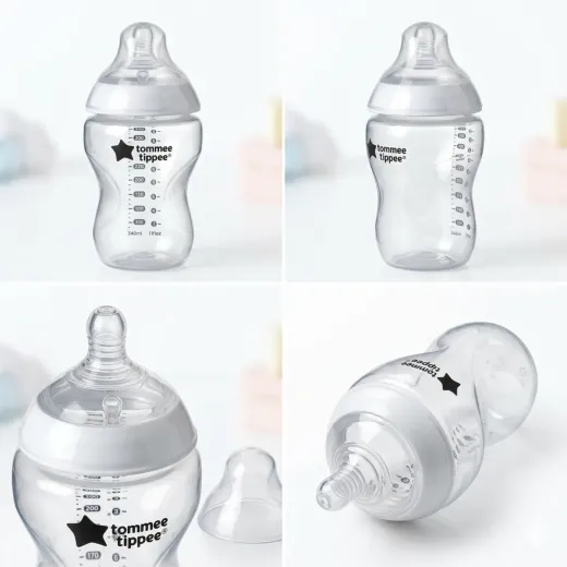 Tommee Tippee Closer to Nature Baby Feeding Bottle – 340ml