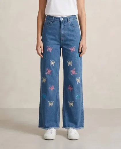 Embroidered Pant