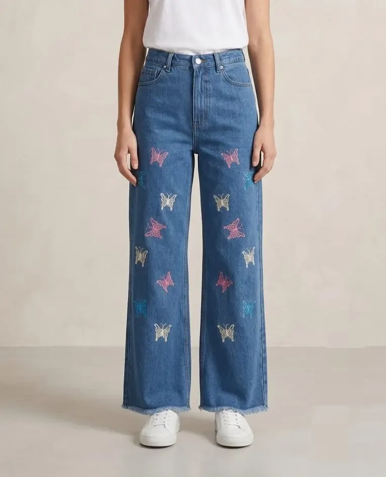 Embroidered Pant