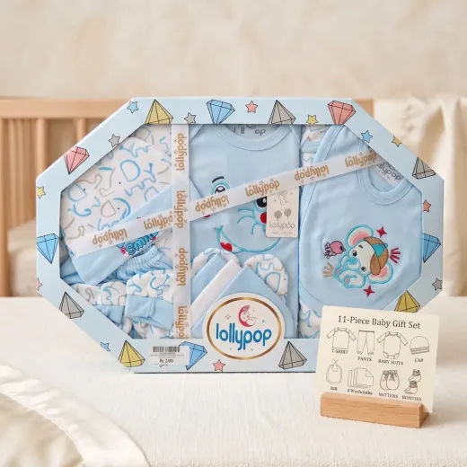 Premium 11-Piece Baby Gift Set (0–3 Months)