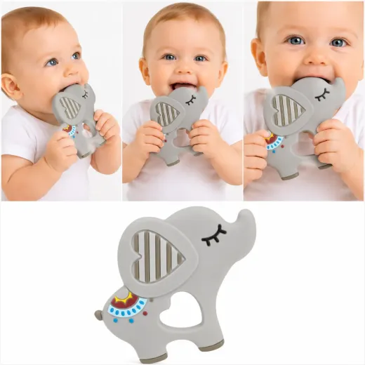 Baby Elephant Silicone Teether