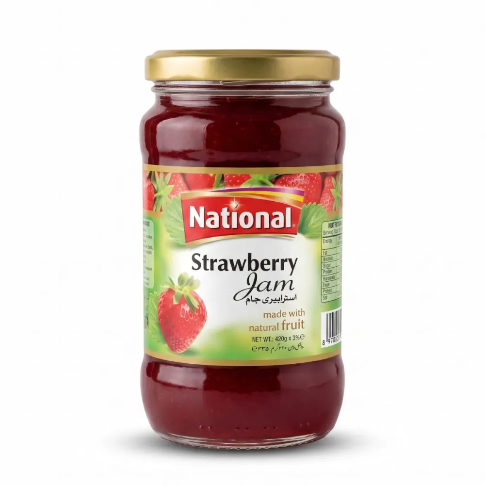 National Strawberry Jam – Made with Natural Fruit (420g)