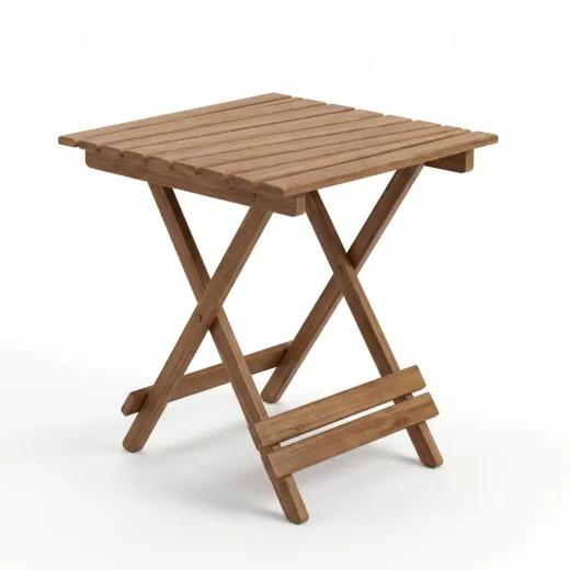 Premium Foldable Wooden Side Table | Portable Coffee & Laptop Table