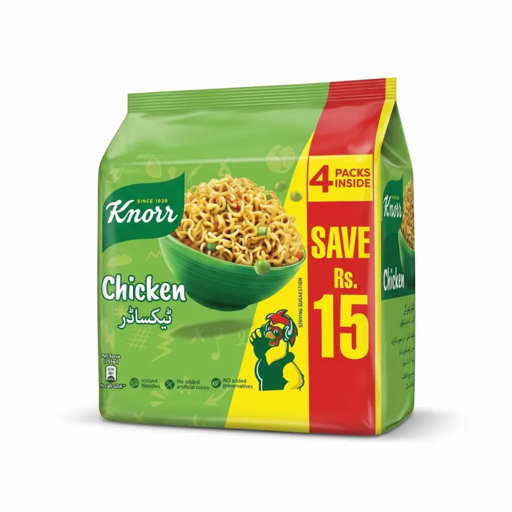 Knorr Chicken Instant Noodles – Value Pack (4 Packs)
