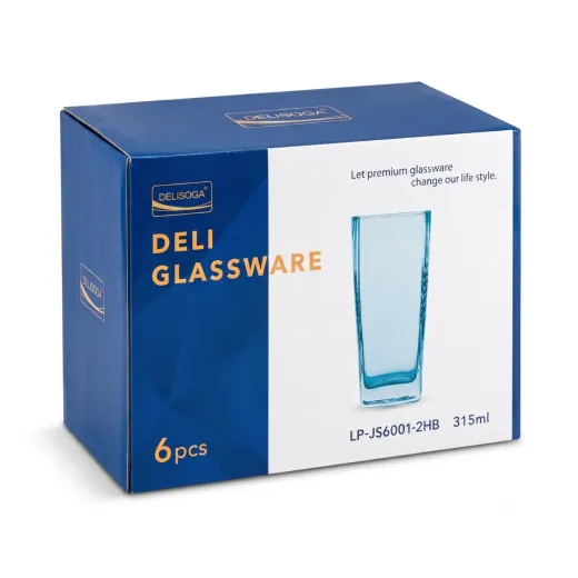 Delisoga Deli Glassware Set – 6 Pieces (315ml)