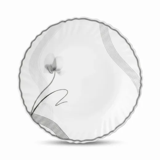 Elegant Floral Porcelain Dinner Plate