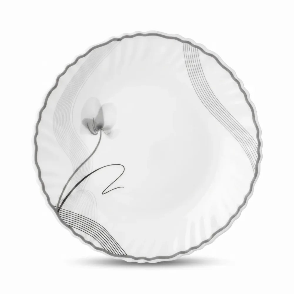 Elegant Floral Porcelain Dinner Plate