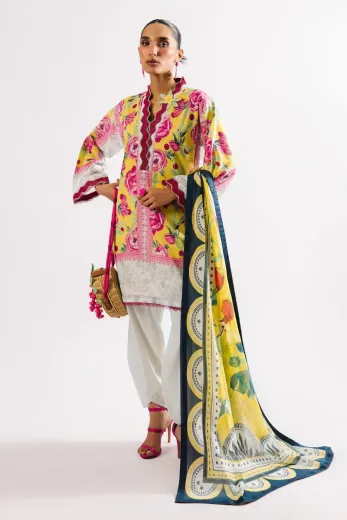 3 Pcs Ladies Printed Suit – Article No: CL-62161