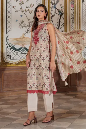 3 Pcs Ladies Suit – Article No: CL-62163