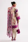 3 Pcs Ladies Suit – CL-62137