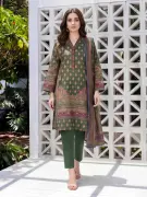 3 Pcs Ladies Suit – Elegant Printed Collection