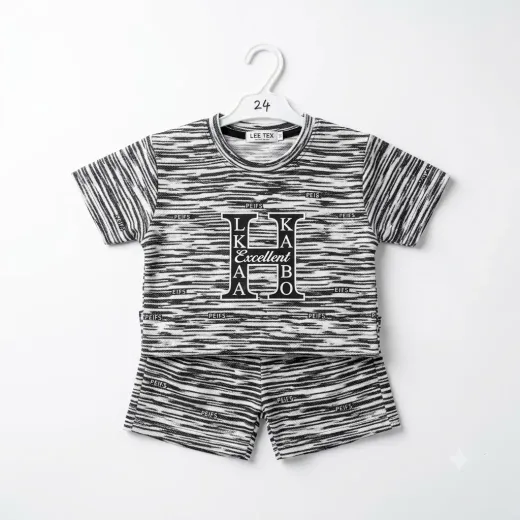 Premium Kids' Printed T-Shirt & Shorts Set
