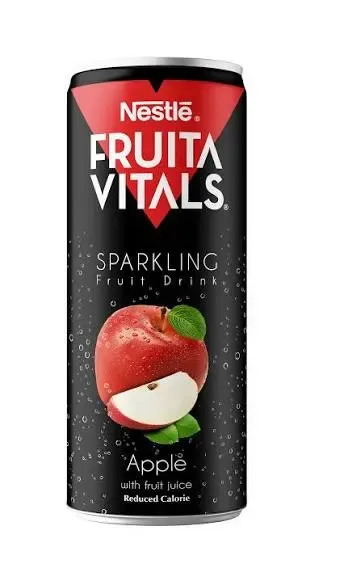 Nestlé Fruita Vitals Sparkling Apple Fruit Drink can