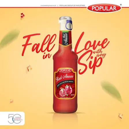 Popular Red Anaar Fruit Drink