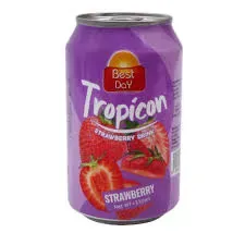 Best Day Tropicon Strawberry Drink Can