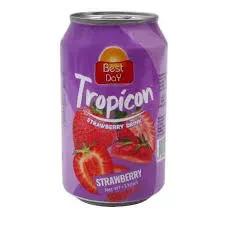 Best Day Tropicon Strawberry Drink Can