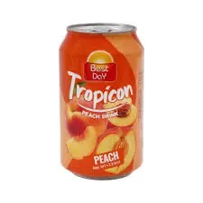 Best Day Tropicon Peach Drink Can