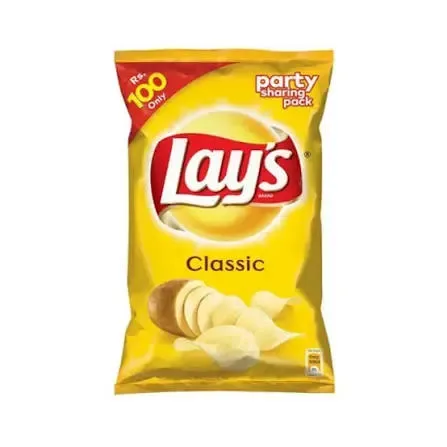 Lay's Classic Potato Chips –  (Rs. 100 Pack) 🥔💛