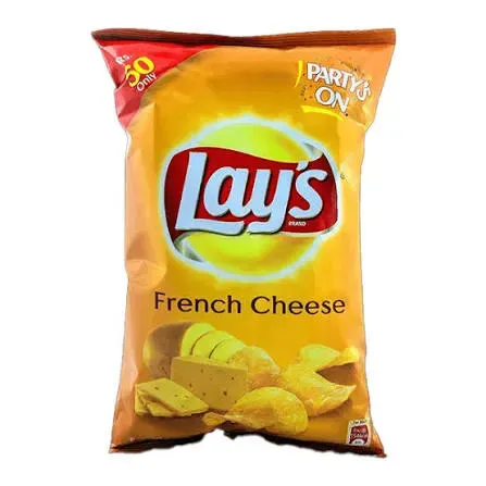 Lay's French Cheese Potato Chips – Party Pack (Rs. 50 Pack) 🧀🥔