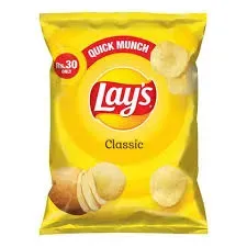 Lay's Classic Potato Chips – Quick Munch Pack (Rs. 30 Pack) 🥔💛