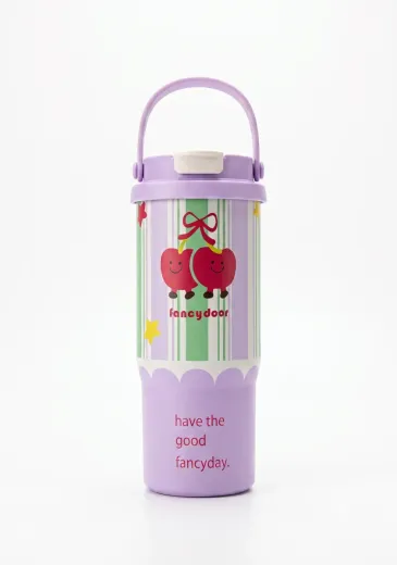 Cute Cherry Cartoon Stainless Steel Water Bottle | Fancy Day Edition